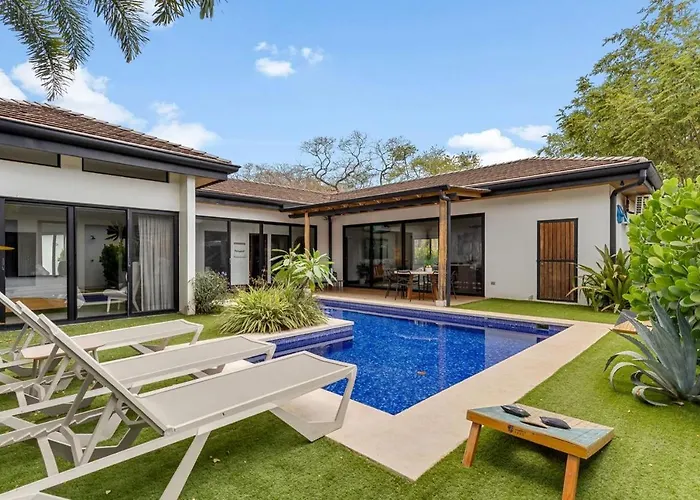 Cu15 New Modern With Casitas And Private Pool Villa Tamarindo